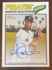 2026 Topps Heritage ANDREW MCCUTCHEN REAL ONE AUTO #ROA-AMC Pirates