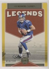 2022 Panini Legacy Legends Yellow 13/150 Eli Manning #114 n0c