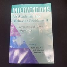 Interventions for Academic and Behavior Probl...