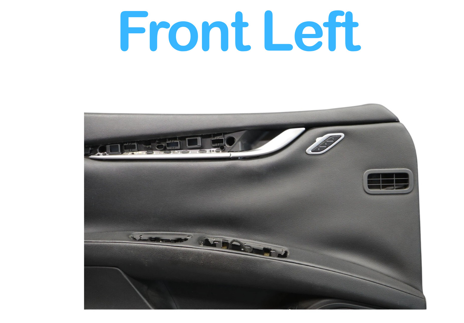 14-22 Maserati Ghibli M157 Front Left Driver  Interior Door Panel 105804245C Oem