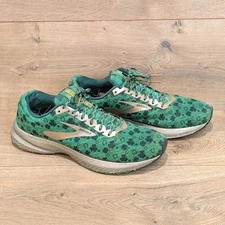 Brooks Launch 6 Shamrock St Patricks Day Run Lucky Green Shoes Mens Size 10