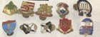 10 Vintage US Army Unit Crest Insignia Pins Lot 7th Inf 14th Cav Craft Repair — photo 1