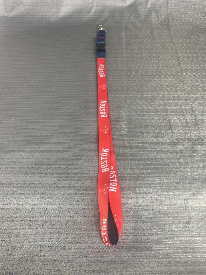 Boston Red Sox Detachable Team Logo Lanyard Keychain MLB Imperfect - Image 3 of 4