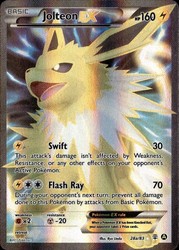 Jolteon EX 28a/83 Full Art Holo Promo (XY Generations)