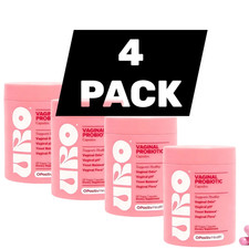 4X URO Women's Probiotics Prebiotic  Probiotic Capsules for pH Balance  Odor