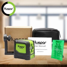 Laser Level Cross Line Self Leveling Green Beam Laser Horizontal Vertical Huepar