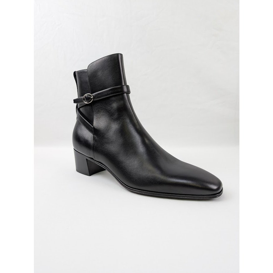 Stivali Saint Laurent Paris Terry 45 Jodhpur Marrakech in nero nuovi con etichette 41