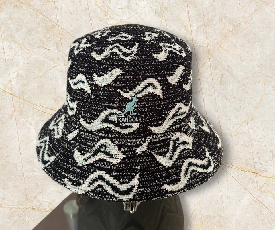 Ограниченный выпуск унисекс ведро Kangol. Камуфляж Wave. K3450 размер: маленький - Изображение 2 из 4