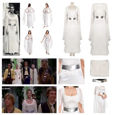 Star Wars: A New Hope Leia Organa Solo Princess Leia Cosplay Halloween Costume