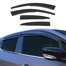 4x Windabweiser Regenabweiser für Ford Focus 1998-2004 Acryl Dunkel