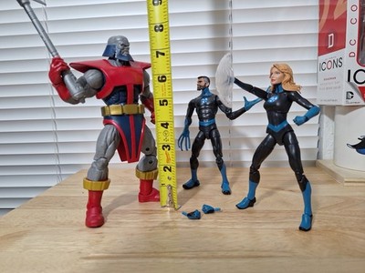 Marvel Legends Terrax BAF 2012 & Skrull Baf Invisible Women Mr. Fantastic Lot 6''