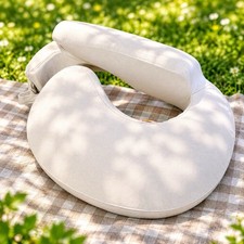 My Brest Friend Super Deluxe Nursing Pillow 100 Organic Cotton Oat