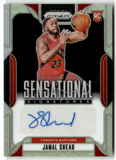 Panini Prizm 2024-25 NBA No. SS-JSR Jamal Shead Rookie Sensational Auto Silver