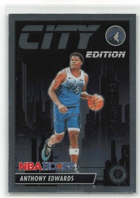 2023-24 Panini Hoops Premium Stock Anthony Edwards #4 City Edition