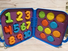 Sesame Street Cookie Monster On The Go Numbers With Take Along Case Complete