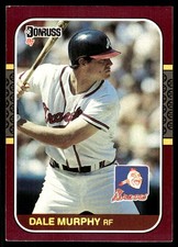 Dale Murphy 1987 Donruss Opening Day #40 Braves MLB READ FREE SHIP AutographDen