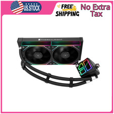 Frozen Infinity 240 Black CPU Aio Cooler,Tl-M12 2 PWM Fans,Computer CPU Water Co