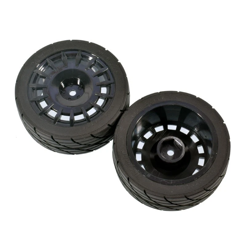 Rueda de coche de radiocontrol y neumáticos de goma para carretera 1/10 para Tamiya Kyosho HPI HSP FW06 TT01 MST Foto 4 de 4