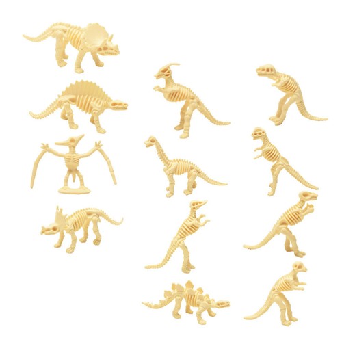 12 Pcs Dinosaurier-Skelett-Spielzeug Kind Baby Mini-Dinosaurier-Figuren - 第 7/12 張圖片