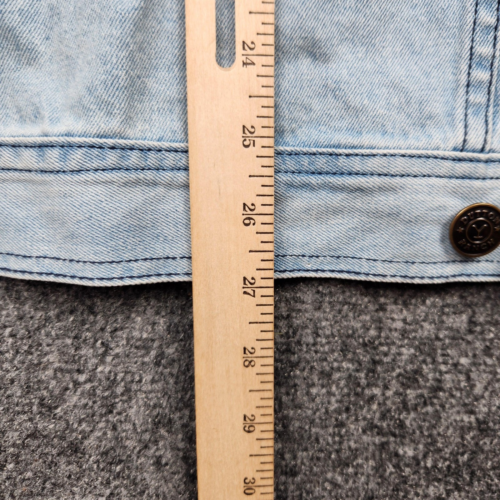 Yellowstone Dutton Ranch Jacket Mens Medium Light… - image 6