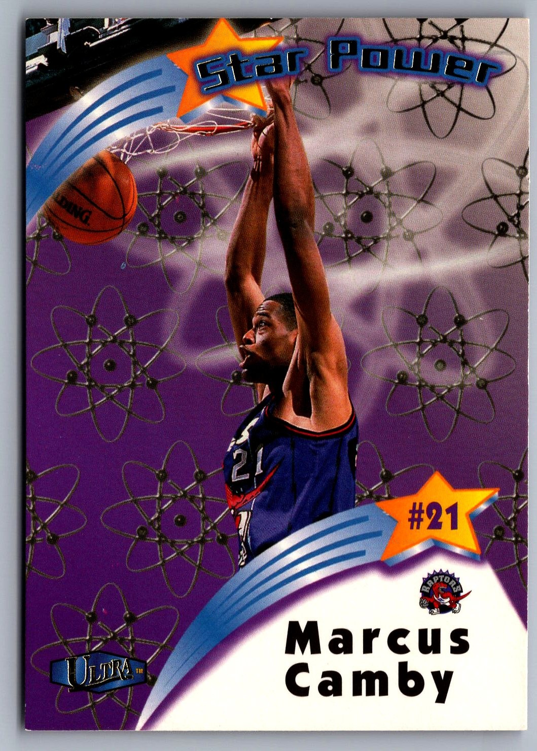 Marcus Camby 1997-98 Ultra Star Power #16 SP - Toronto Raptors