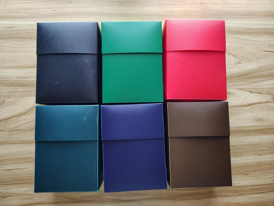 Ultra Pro 6 Set / Lot Deck Box Bundle (Black, Green, Red, Dark Green, Brown ) - Image 2 of 4