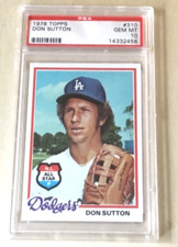 1978 TOPPS #310 DON SUTTON DODGERS HOF PSA 10 GEM MT