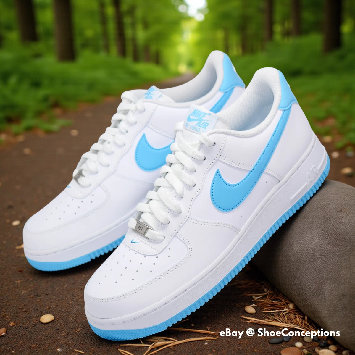 Preços baixos em Nike Air Force 1 07 Blue | eBay