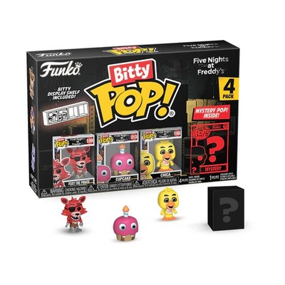 Funko Bitty POP! Five Nights at Freddy's (FNAF) Foxy, Cupcake, Chica & Mystery
