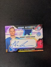 2021-22 SPx Rookie Auto Jersey Spectrum /65 Arttu Ruotsalainen #AR Auto