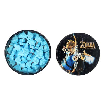 The Legend of Zelda Hyrule Kingdom Candy In Embossed Metal Tin NEW