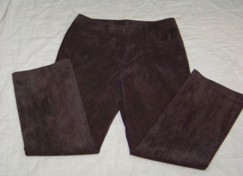 Women's New Directions Corduroy Jeans /  Pants - 10P - Dark Brown - Picture 1 of 9