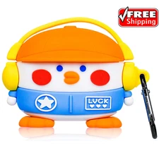 Cute Case  for Apple AirPods Pro Anime Cool Kawaii Anti-Fall Cover Silicone Duck