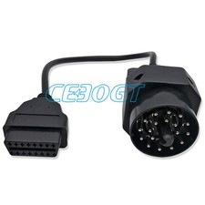 For Bmw 20 Pin To Obd2 Female 16pin Auto Diagnostic Connector Tool Adapter Cable