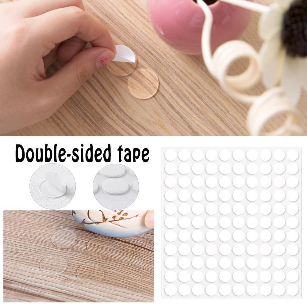 Clear Sticky Tack Remove round Putty Double Side Adhesive Putt Poster Dots Q6 ◆