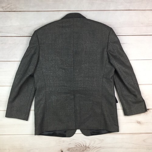 Vintage Lord West Men's 42S Gray Tweed Lambs Wool 2 Button Blazer Jacket Coat 42 - Picture 6 of 11