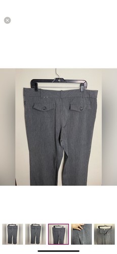 Studio 1940 Petite The Marissa Fit Dress Pants Grey Size 14P - Picture 13 of 16