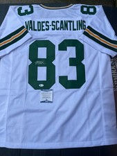 MARQUEZ VALDES-SCANTLING SIGNED GREEN BAY PACKERS JERSEY -COA