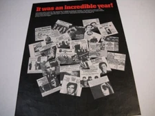 GRACE SLICK Chambers Brothers SPIRIT Byrds LEONARD COHEN 1969 Promo Poster Ad 