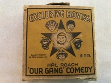 OUR GANG COMEDY Vintage 16 mm. Exclusive Movies, 25 Feet, Original Box