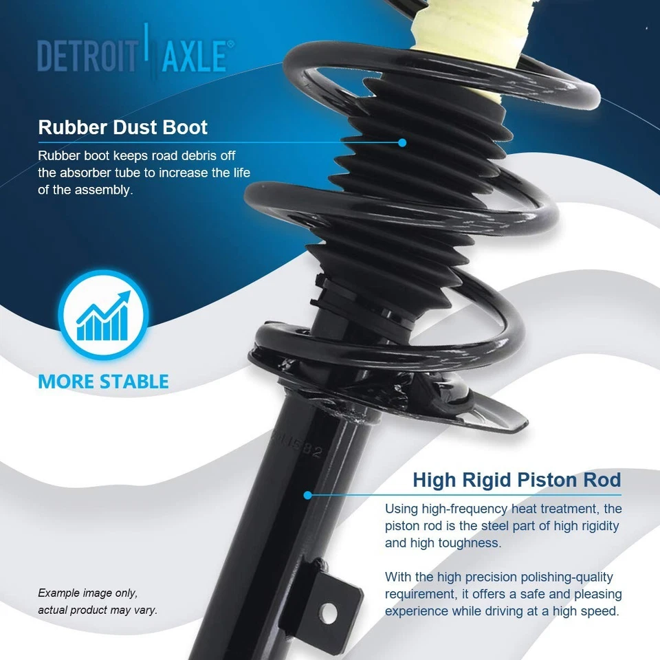 Puntales delanteros con brazos de control de resorte barra estabilizadora eslabones para Dodge Caliber 2007-2012 Foto 4 de 4
