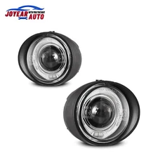 Fog Lights for 2003-2007 Nissan Murano Black Clear Projectors Driving Lamps Pair