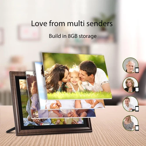 NEW Anmecs 13.3 Inch Large Digital Picture Frame Canupdog WiFi Touch Photo 8GB - Bild 7 von 7