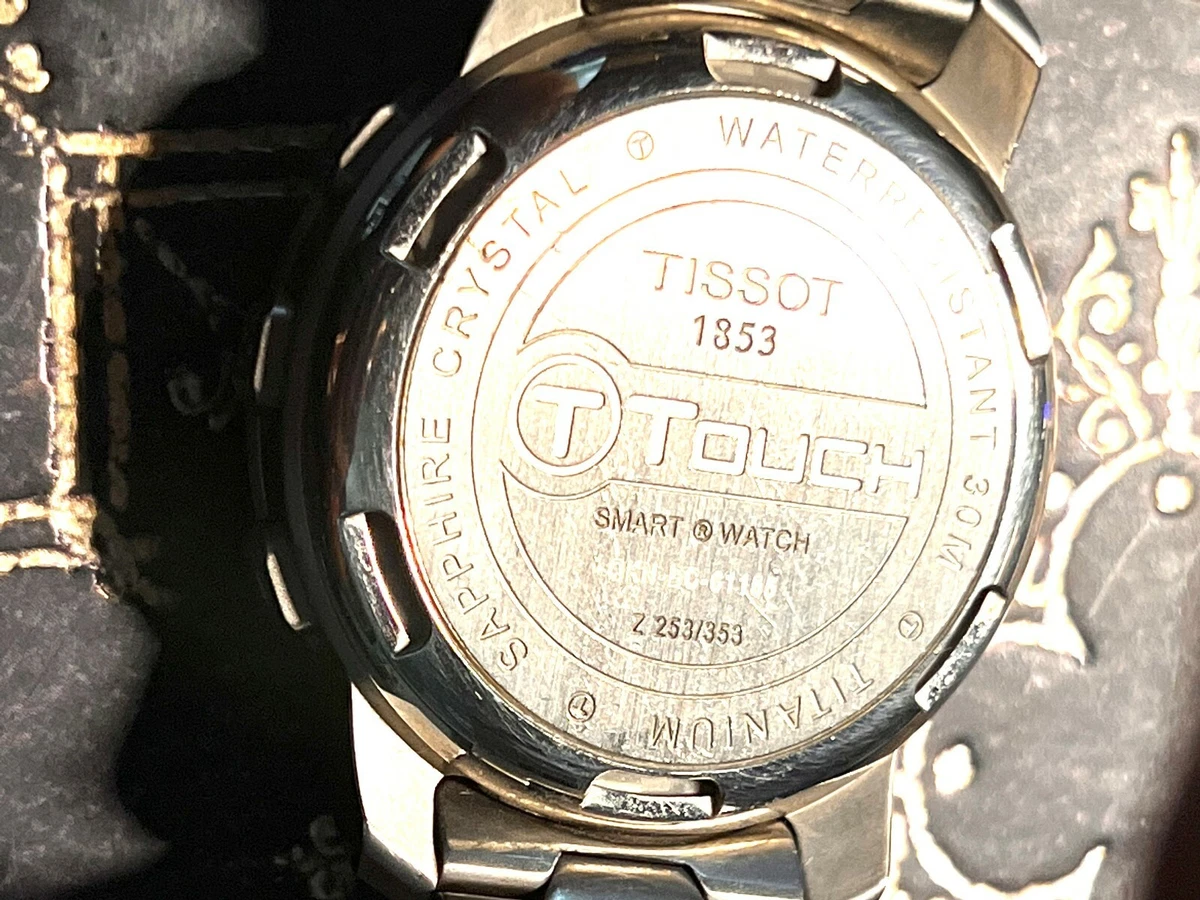 Tissot 1853 t touch titanium sapphire smartwatch sales