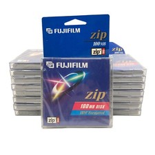 Lot of 16 FUJIFILM Zip 100 MB Disk IBM Formatted SEALED