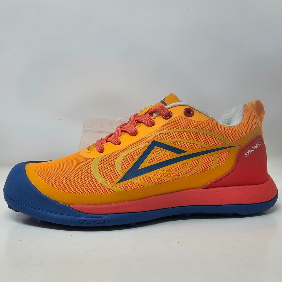 Idio Syncrasy Disc Golf Shoes Orange Blue Heritage Size 6.5 Womens 5