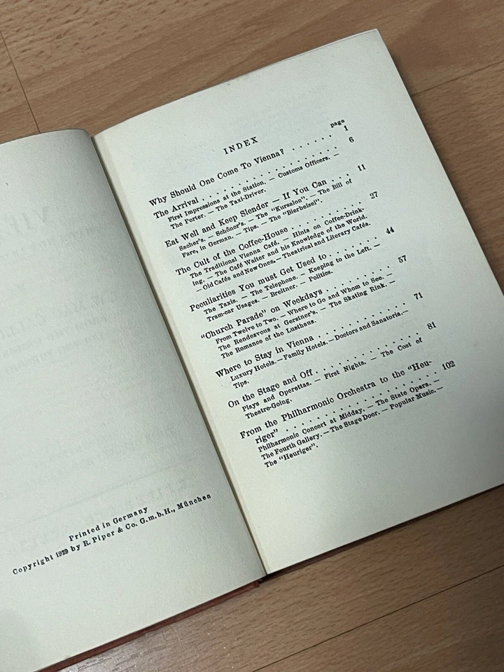 1929 RARE! THE VIENNA THAT'S NOT IN THE BAEDEKER MacCallum English NAZISM TRAVEL - Image 4 of 4