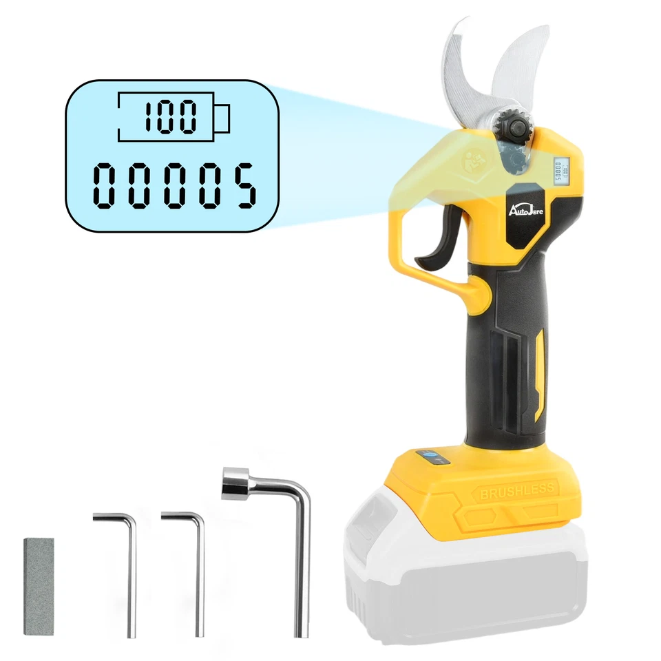 Tijeras de Podar Eléctricas Inalámbricas para Batería Dewalt 20V, Podadora Portátil Jardín Foto 2 de 4