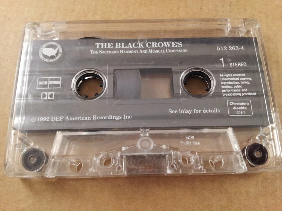 The Black Crowes : The Southern Harmony : Vintage Cassette Tape Album from 1992 — 第 4/4 张图片