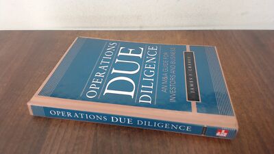 			Operations Due Diligence: An MandA Guide for Investors and Busine		